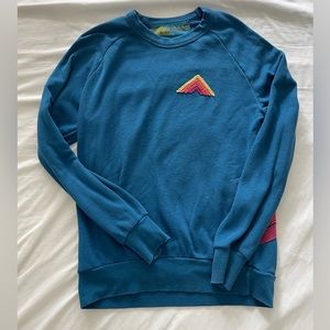 Blue Aviator Nation crewneck.